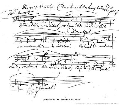 Un autographe de Richard Wagner publié par Judith Gautier
