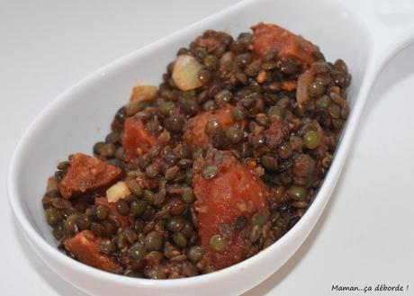 Lentilles façon basquaise