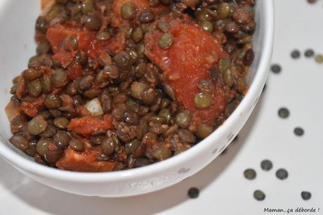 Lentilles façon basquaise