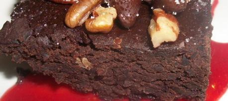 Brownies aux haricots noirs et pacanes