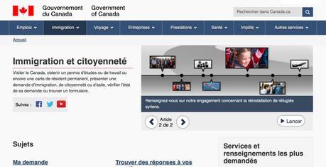 Le site d’Immigration Canada plongé dans l’obscurité après la montée de Trump