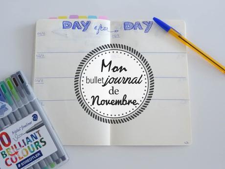 Bullet Journal : mon mois de Novembre 2016