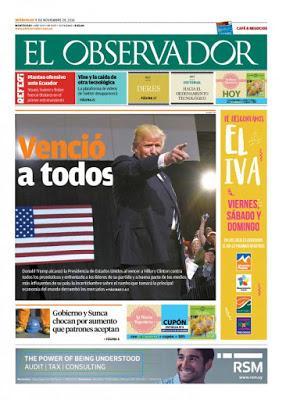 L'élection de Donald Trump dans la presse du Río de la Plata [Actu]