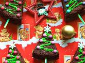 Brownies sapin Noël faire avec enfants