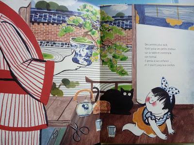 Feuilletage d'albums #30 : Inspirations d'ailleurs : L'enfant et le bonsaï - La Grande Forêt ♥ ♥ ♥  - La boîte rouge - La fille de la toundra et l'esprit maléfique - Le parfum des feuilles de thé