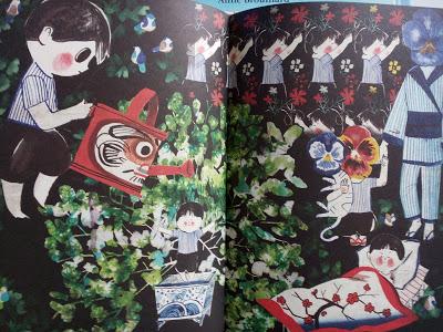 Feuilletage d'albums #30 : Inspirations d'ailleurs : L'enfant et le bonsaï - La Grande Forêt ♥ ♥ ♥  - La boîte rouge - La fille de la toundra et l'esprit maléfique - Le parfum des feuilles de thé