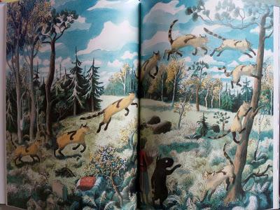 Feuilletage d'albums #30 : Inspirations d'ailleurs : L'enfant et le bonsaï - La Grande Forêt ♥ ♥ ♥  - La boîte rouge - La fille de la toundra et l'esprit maléfique - Le parfum des feuilles de thé