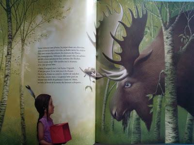 Feuilletage d'albums #30 : Inspirations d'ailleurs : L'enfant et le bonsaï - La Grande Forêt ♥ ♥ ♥  - La boîte rouge - La fille de la toundra et l'esprit maléfique - Le parfum des feuilles de thé