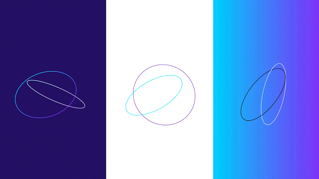 Logo papillon elliptique