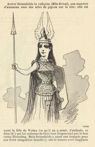 La Valkyrie expliquée aux Français en 1893, une bande dessinée du Journal amusant par Stop et Michelet