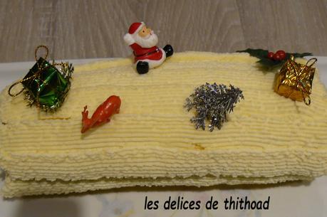  BÛCHE AU CITRON ET CHOCOLAT BLANC (cours de cuisine octobre 2016)