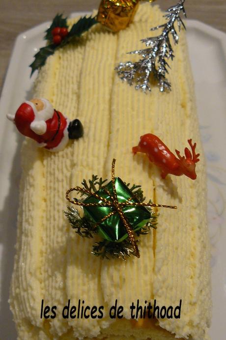  BÛCHE AU CITRON ET CHOCOLAT BLANC (cours de cuisine octobre 2016)