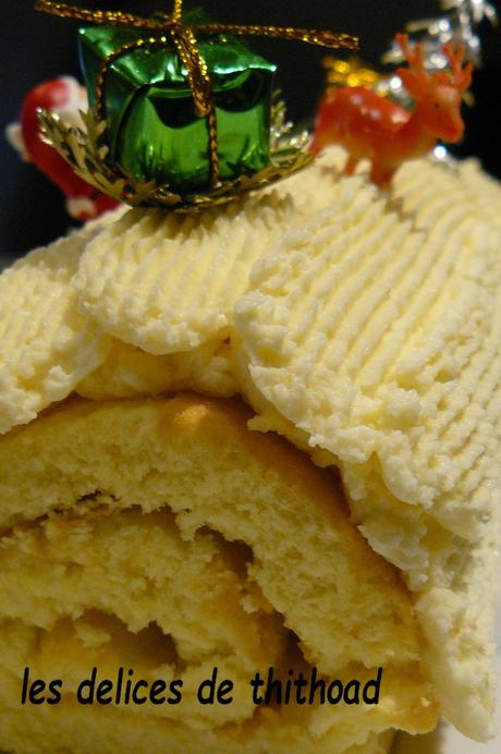  BÛCHE AU CITRON ET CHOCOLAT BLANC (cours de cuisine octobre 2016)