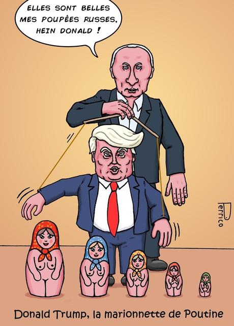 Donald Trump, la marionnette de Vladimir Poutine