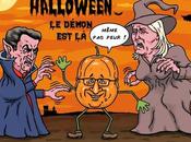 François Hollande affronte Halloween démons