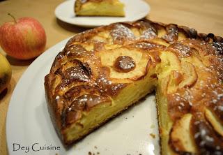 Gâteau pomme & mascarpone