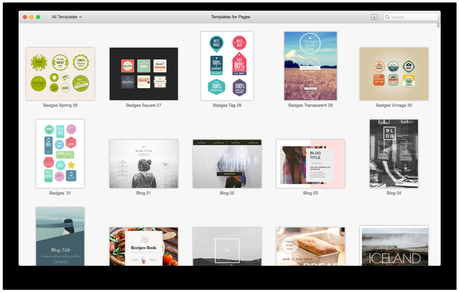 Modèles pour Pages: une superbe collection de thèmes