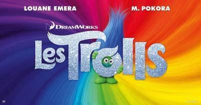 Trolls être tout simplement heureux, des paillettes dans les yeux