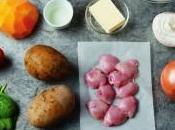 Gnocchi sot-l’y-laisse confits, potimarron champignons