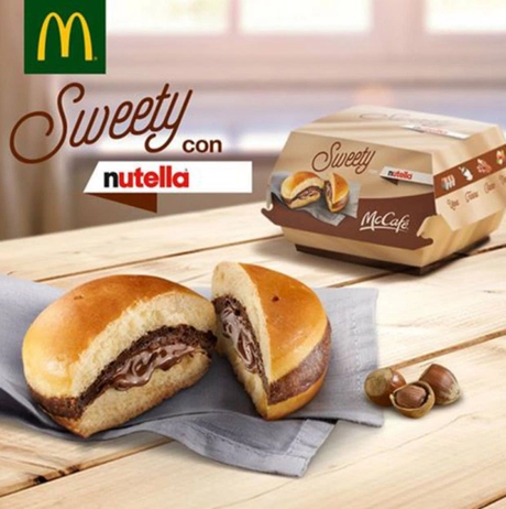 Toujours en quête d’innovation, McDonald’s lance un burger au Nutella !