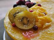 Bavarois mangue, noix coco feuillantine chocolat blanc