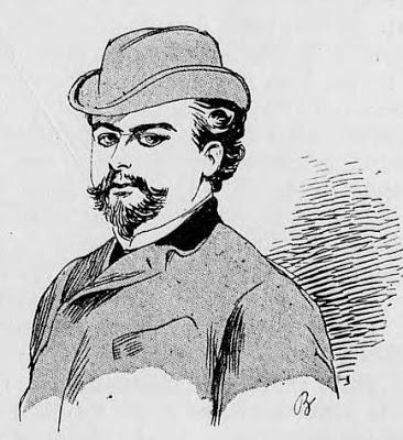 Le Roi Louis II de Bavière dessiné par Ferdinand Bac en 1890