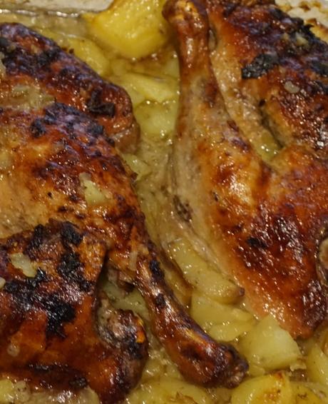 CUISSES DE CANARD & SES POMMES-DE-TERRE AU FOUR