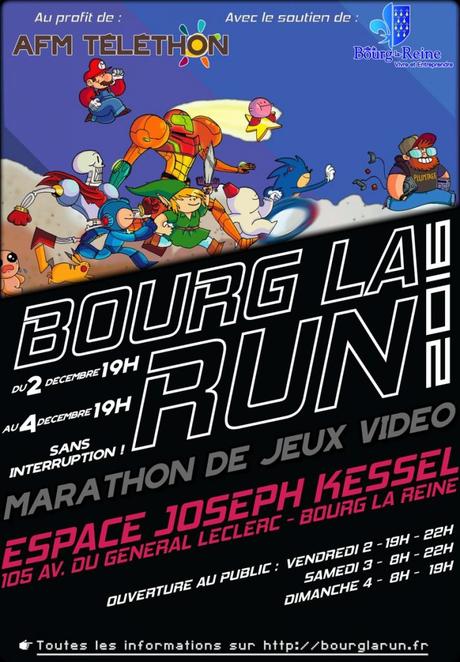 Bourg la Run : le marathon de speedrun au profit du Téléthon !