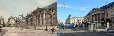La rue Carnot vue depuis le Palais de Justice - 1906