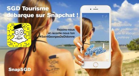 L’expérience Snapchat de l’Office de Tourisme de Saint-Georges-de-Didonne