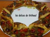 tarte couronne tapenade d'olives vertes
