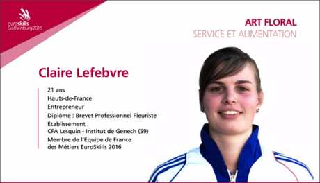 EuroSkills Claire Lefebvre