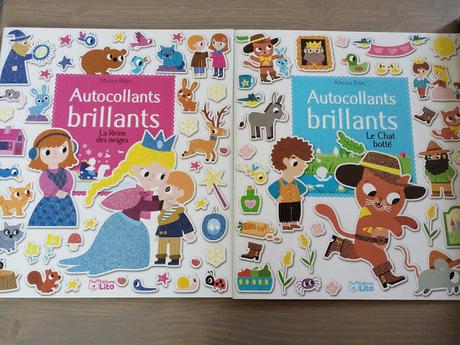 Feuilletage d'albums #33 : Jouer et lire avec les contes revisités : Autocollants brillants Le Chat botté/ La Reine des neiges - Mes contes préférés à écouter - Les héros de contes de fées