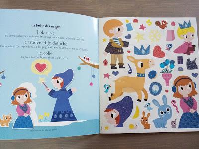 Feuilletage d'albums #33 : Jouer et lire avec les contes revisités : Autocollants brillants Le Chat botté/ La Reine des neiges - Mes contes préférés à écouter - Les héros de contes de fées