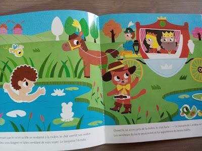 Feuilletage d'albums #33 : Jouer et lire avec les contes revisités : Autocollants brillants Le Chat botté/ La Reine des neiges - Mes contes préférés à écouter - Les héros de contes de fées