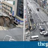 Japan fixes vast Fukuoka city sinkhole - in two days