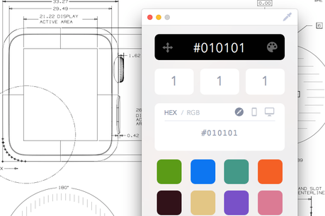 Drop Color Picker contrôle les couleurs du Mac avec Touch Bar