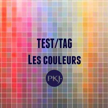 Test/Tag PKJ - Les couleurs