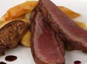 Magret canard pommes
