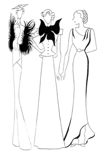Images de mode, novembre 1935