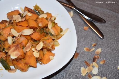 Patates douces caramélisées