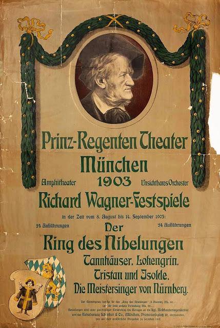 Affiche pour le Festival Richard Wagner au Prinzregententheater de Munich en 1903