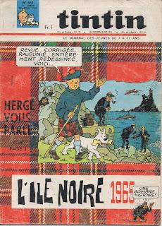 L'ile noire 1965 archive : Hergé vous parle !