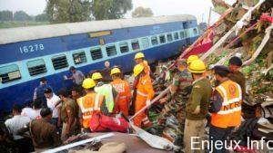 Le bilan définitif de l’accident de train dans le nord de l’Inde s’élève à 146 morts