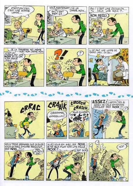 Page extraite de Gaston T0 Gaffes et Gadgets par Franquin, Jidehem et Delporte chez Dupuis