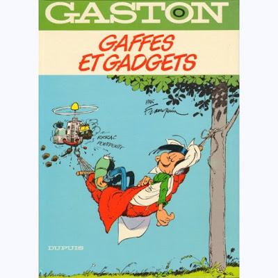 Couverture de Gaston T0 Gaffes et GAdgets par Franquin, Jidehem et Delporte chez Dupuis
