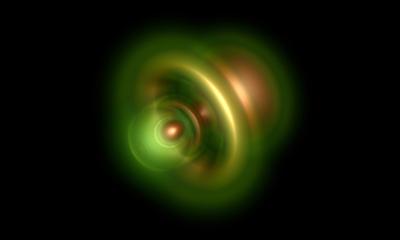 Visualization of the probable position of the remaining helium electron after photoionization