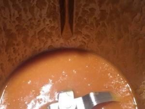 Entremet Chocolat blanc et Abricot Mousse abricot et montage