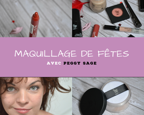 Maquillage festif et lumineux avec Peggy Sage 🎉 ( + CONCOURS )