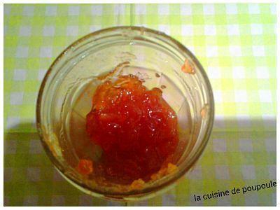 Confiture de pomme au gingembre 